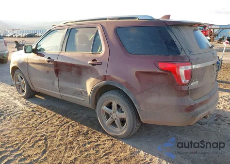 2016 Ford Explorer Xlt z USA, uszkodzony, nr VIN 1FM5K8D81GGA11598